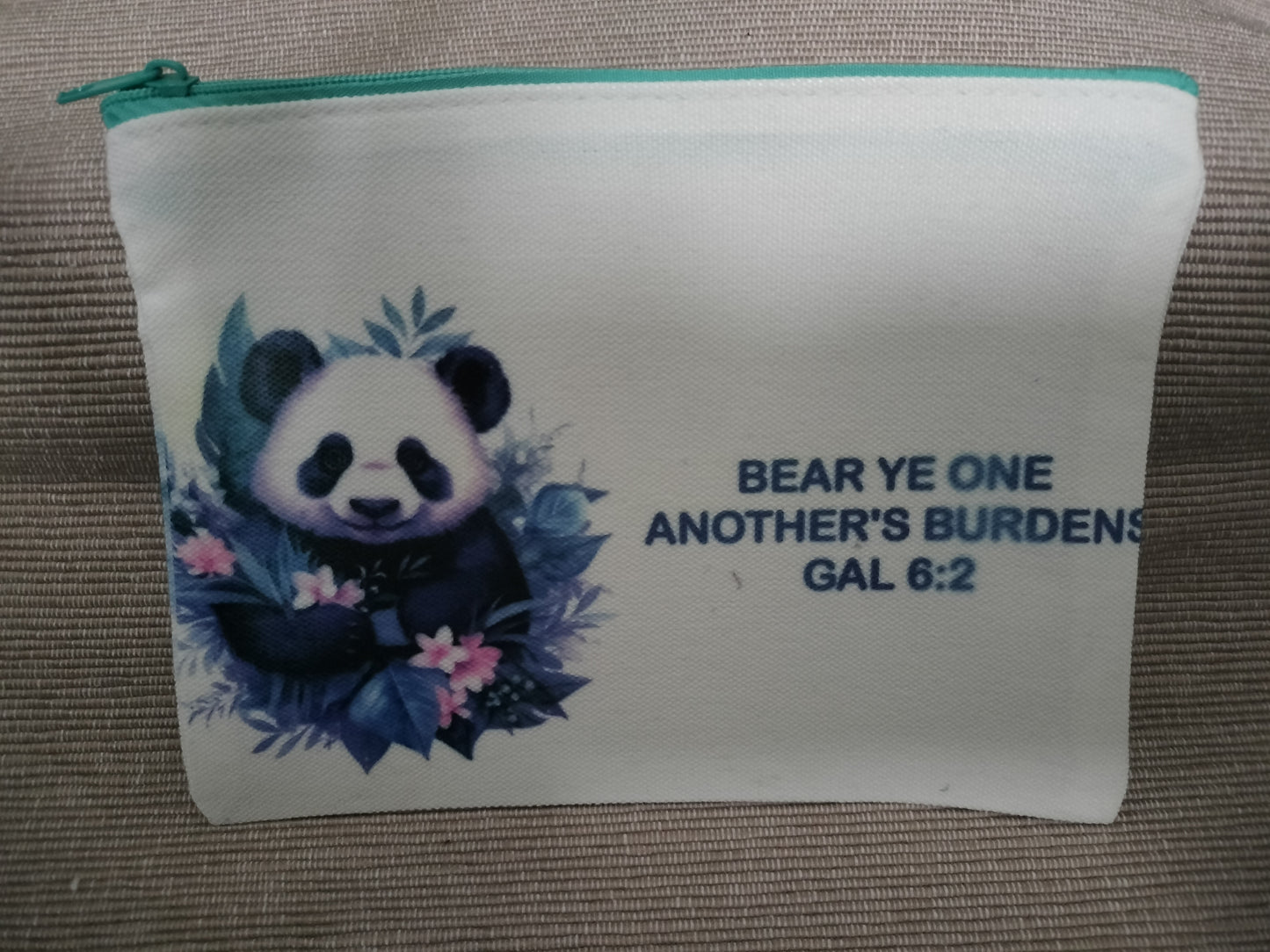 Scripture Canvas Bag- Panda