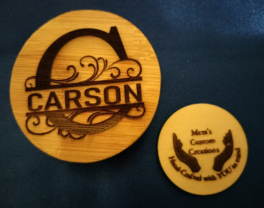 Engraved Wooden Magnetic Bottle Opener