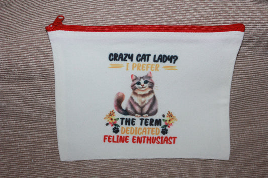 Funny Canvas Bag - Crazy Cat Lady