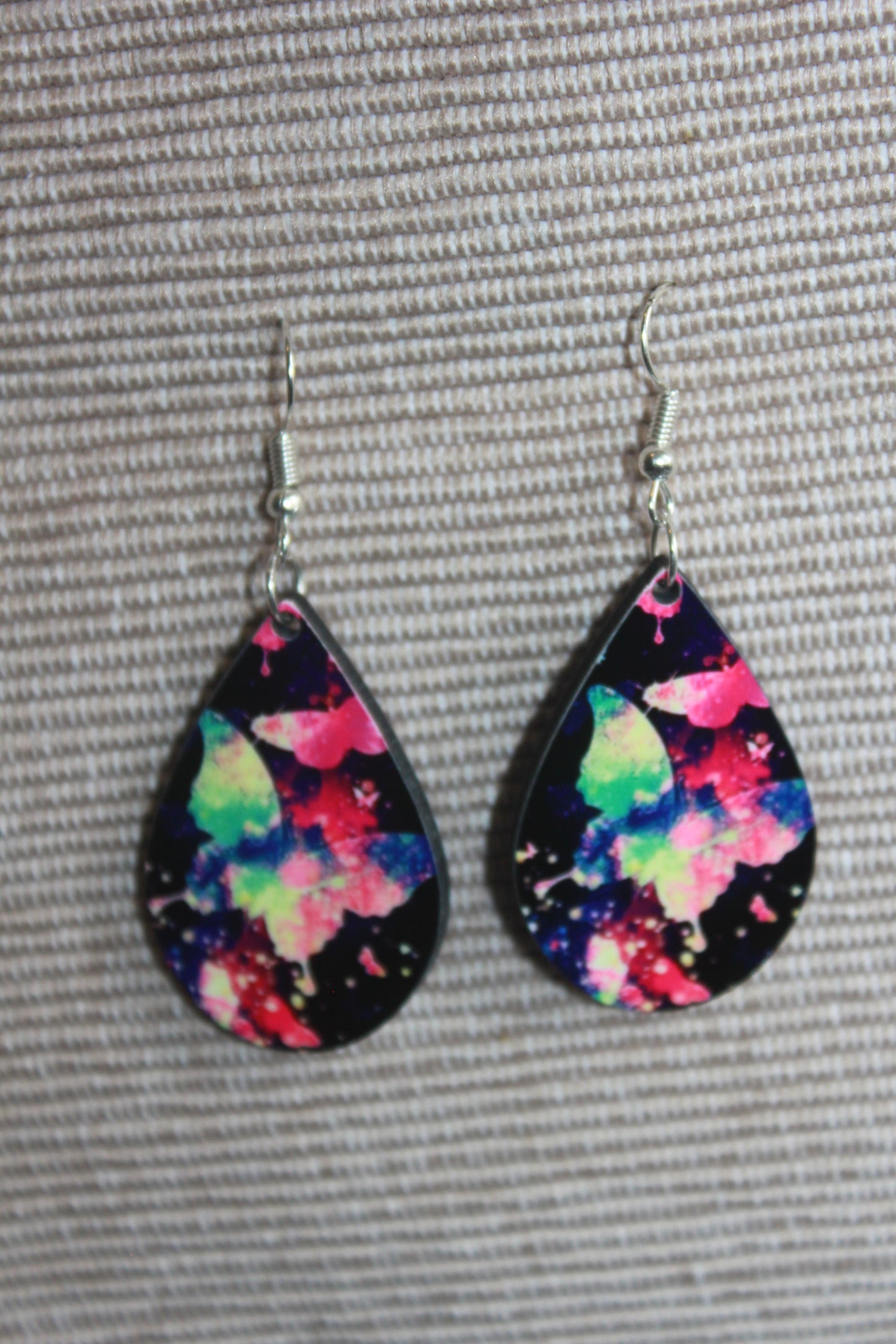 Tear drop Earrings - Tranquil Butterfly