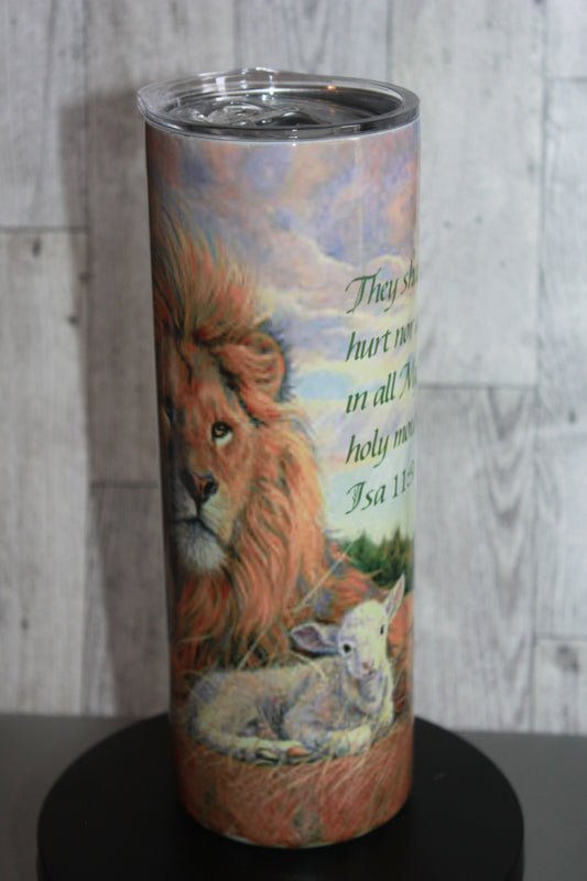 20 OZ  TUMBLER - Lion and Lamb