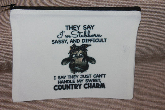 Adult Funny Canvas Bag - Country Charm