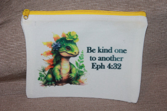 Scripture canvas bag - DINO BE KIND