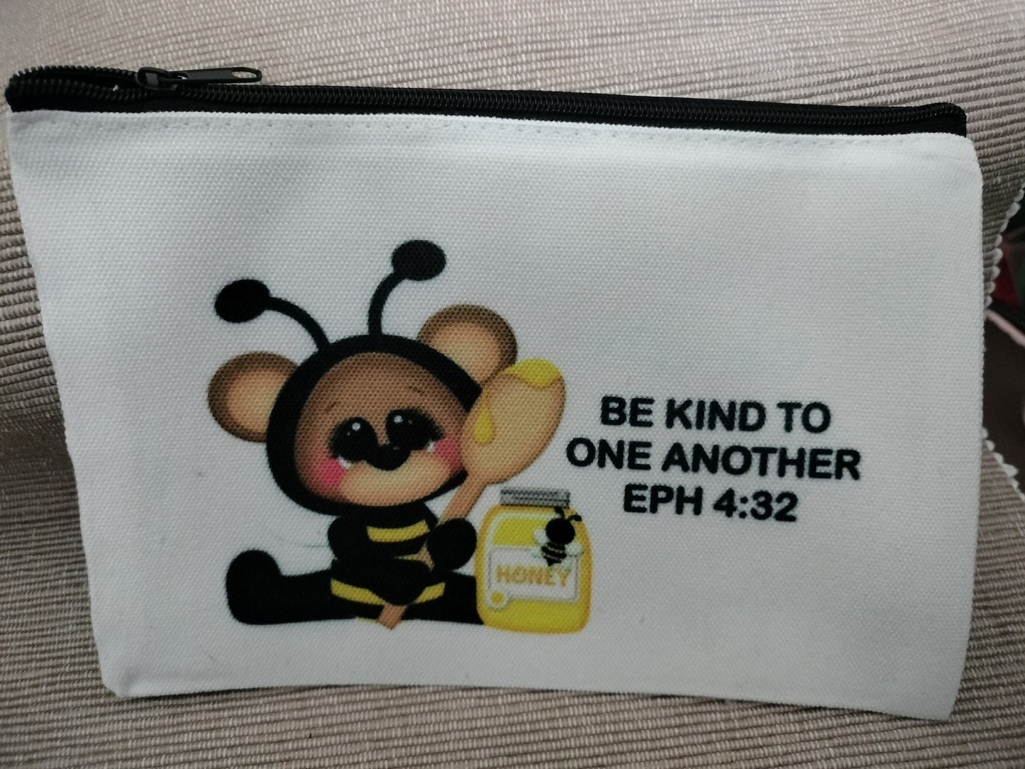 Scripture canvas bag - Bee