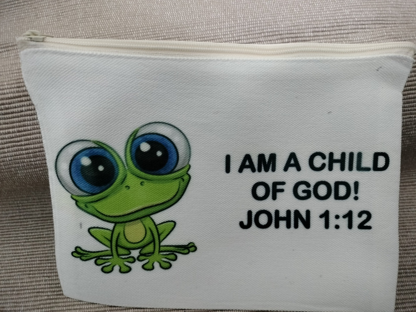 Scripture canvas bag - Frog