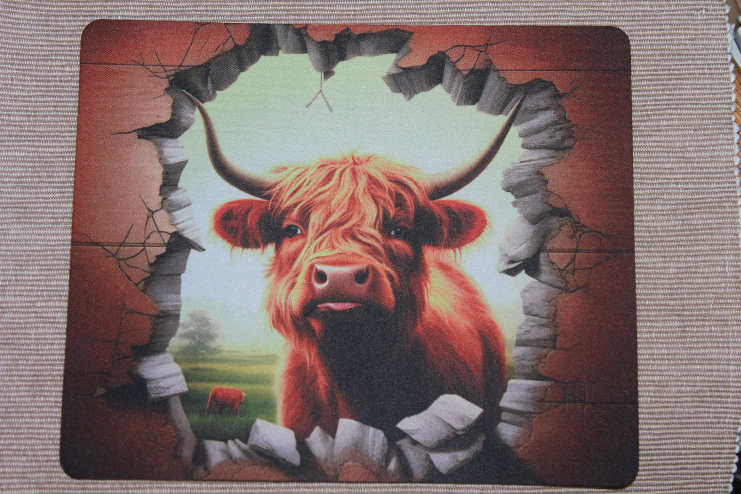 Mouse Pad - Highland Cow