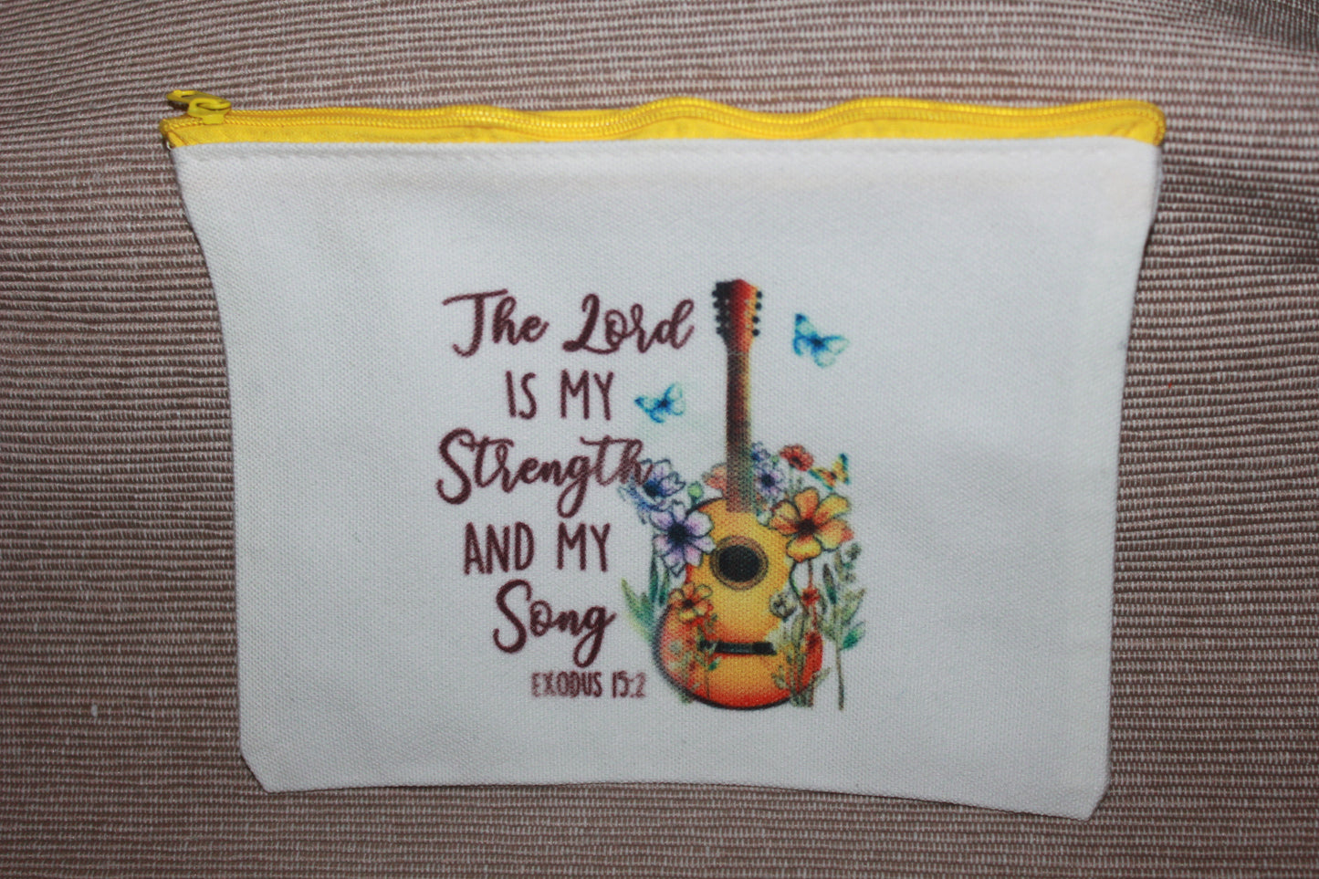 Adult Scripture Canvas Bag - Lord is my stremgth