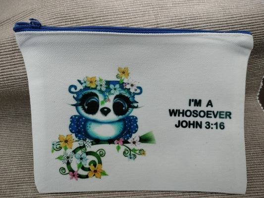 Scripture canvas bag - Owl