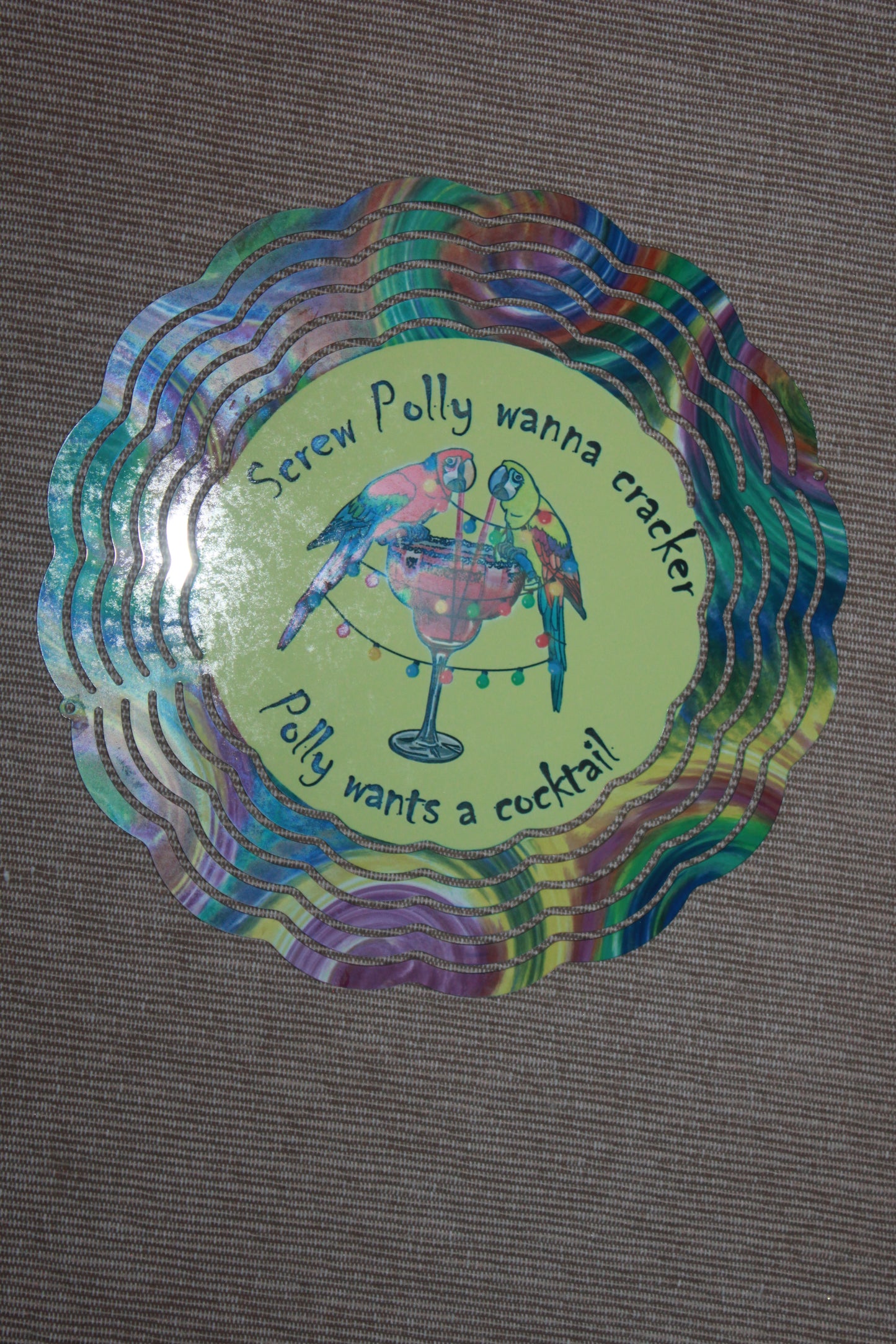 8" METAL WINDSPINNER - Polly