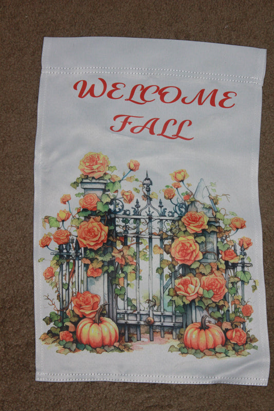 Garden Flag - Welcome Fall