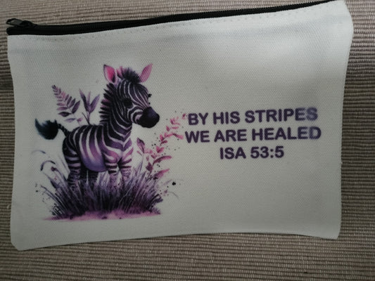 Scripture Canvas Bag - Zebra